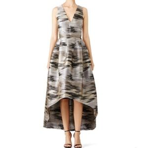 MASON HOSKER Silver Metallic Emerson Gown